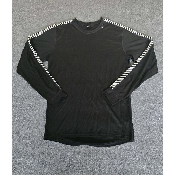 Helly Hansen Lifa Thermal Base Layer Shirt Mock Neck Womens XL Stretch Black - Picture 1 of 6
